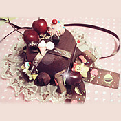 Håndlavede Cherry Cake Brown Polyester Søde Lolita Hat