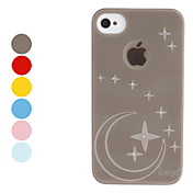 Star Pattern Hard Case met Shining Bergkristal voor iPhone 4/4S (verschillende kleuren)
