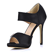Elegant Satin Stiletto hæl sandaler med spenne Party / Evening Sko