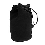 Protective Cotton Flannel Bag for Camera Lens C2 (75*130mm, Black)