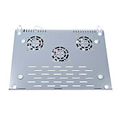 3-Fan USB Powered Aluminum Laptop Cooling Pad