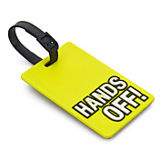 Travel Luggage Tag - HANDS OFF(Yellow)
