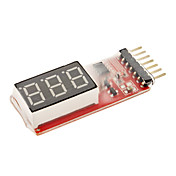 LED 1-6S LiPo Battery Voltage Checker for Helicopter Multicopter FPV 450 550