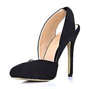 Gorgeous Suede Stiletto Heel Closed Toe Pumps Party / Evening Shoes