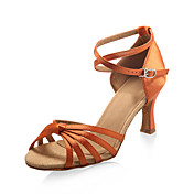Obermaterial Satin Tanzschuhe Ballsaal Latein Schuhe für Frauen mehr Farben