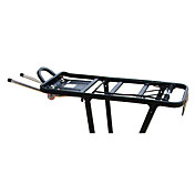 Bicicleta Estantes de aleación de aluminio ajustable con dos de apoyo (Negro) AA006