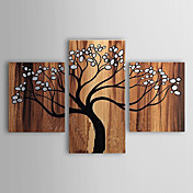 Peints à la main peinture à l'huile abstraite Arbre Set de 3 1302-AB0317