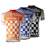 SPAKCT 100%Polyester Short Sleeve Breathable/Quick-Drying Men Cycling Jersey S13C10