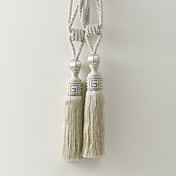 Classic Rayon Beige Tassel (ett par)