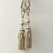 Beige Classic Rayon Tassel (ett par)