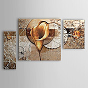 Handgemalte Ölgemälde Blumen Calla Lily Set von 3 1302-FL0059