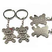 Portachiavi personalizzato - Bear (Set di 6 coppie)
