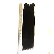 4 oz Top Qualidade 100% cabelo indiano de Remy 16 máquina Silk polegadas Reto Feito Tramas