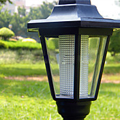 Solar LED White Light Wall Mount Lampe Garden Path