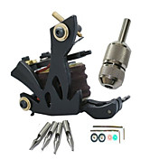Cast Iron Hand-assembled Tattoo Machine Gun Liner and Shader