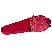 HIGHROCK Sports Outdoor Camping Mummy Sleeping Bag Left Open Red (200g)