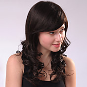 Capless Long Black Wave Mixed Hair Wigs