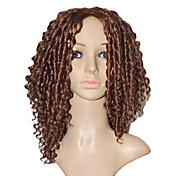 Capless Medium Curly High Quality Synthetic Wigs