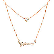 Gorgeous Alloy With Princess Women's Necklace