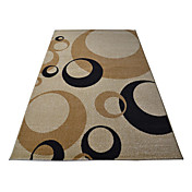 Círculos de polipropileno Modern Area Rug