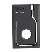 Tout-en-1 Style Card Flexible LED Light + laser rouge + Loupe pour l'extérieur