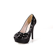 Fabulous Leatherette Stiletto Heel Pumps With Sequin Party / Evening Shoes (More Colors)