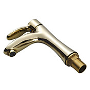 In stile antico singola maniglia Ti-PVD Fine centerset lavandino rubinetto del bagno