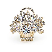 Stylish Alloy With Crystal Brooch (More Colors)