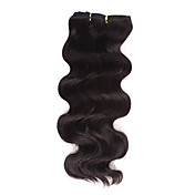4 oz Top Qualidade 100% cabelo indiano de Remy 16 máquina de ondas polegadas corpo feito Tramas