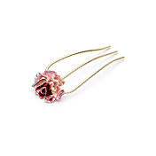Elegant Alloy With Rhinestone Women's Hairpins