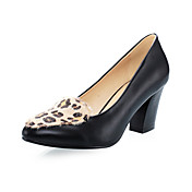 Leatherette Stiletto Heel Pumps With Animal Print Party / Evening Shoes