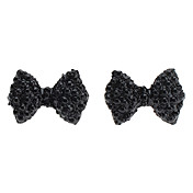 Bowknot Full Diamond Stud Øreringe