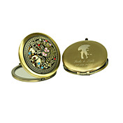 Personalized Sweet Flower Chrome Mirror Favor