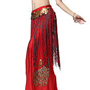 Performance Dancewear Chiffon with Long Tassels Belly Dance Belt For Ladies
