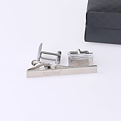 Boutons de manchette personnalisés classique et Tie-bar