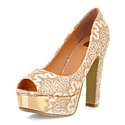 Elegant Suede Chunky Heel Pumps/Peep Toe Party/Evening Shoes (More Colors)