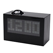 Digital Alarm Clock Calendar Time Projector (Black, 3xAAA)