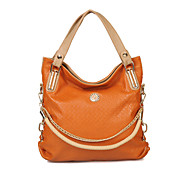 Women's Spring-season Woven PU Satchel(30*32*7cm)