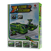 7-in-1 Solar DIY aangedreven 3D DIY Auto voor Kinderen (2 Power Devices en 5 Car Modules)