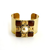 Alloy Women das Moda com Imitation Bracelet Pérola