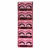 10 Pair Black Machine Made False Eyelashes YBK053