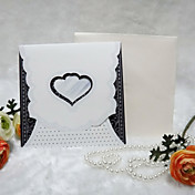 Pretty Heart Cut-out Wedding Invitation (Set of 50)