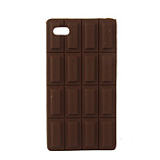 Custodia in silicone Barretta di cioccolato per iPhone 4