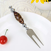 Murano Art Deco Fruit Fork In Gift Box