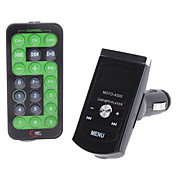 Universal 1-pulgadas de pantalla LCD SD del MP3 del coche del transmisor de FM con reproductor de control remoto