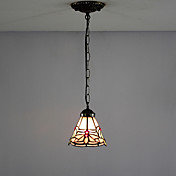 TAZEWELL - Lampadario stile tiffany mini motivo floreale