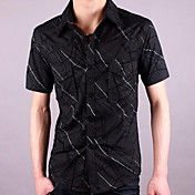 Men's Stripes Short Sleeve Shirt