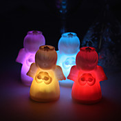 Lovely Vinyl Angel LED Lamp - Set of 4 (Color Changing, Built-in Botton Cell)