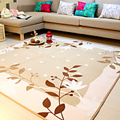 Moderne Leaves 6 'Pattern acryl Bonded Rug