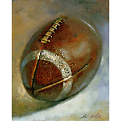Printed Art Still Life Football by Hall Groat II
